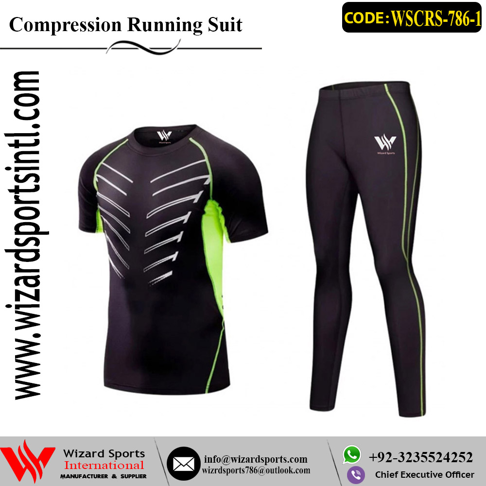 Compression running suits