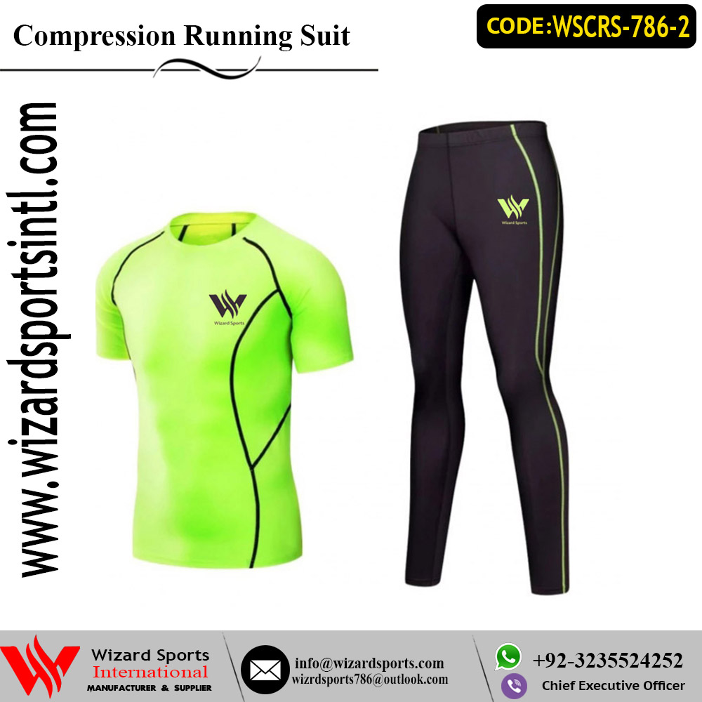 Compression running suits