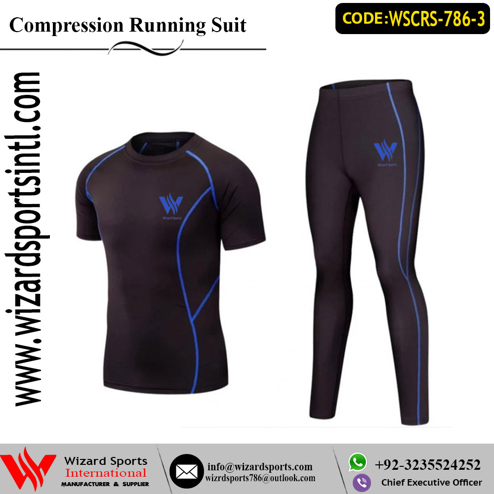 Compression running suits