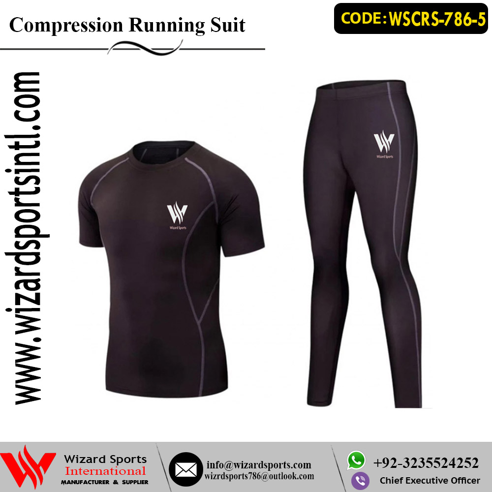 Compression running suits