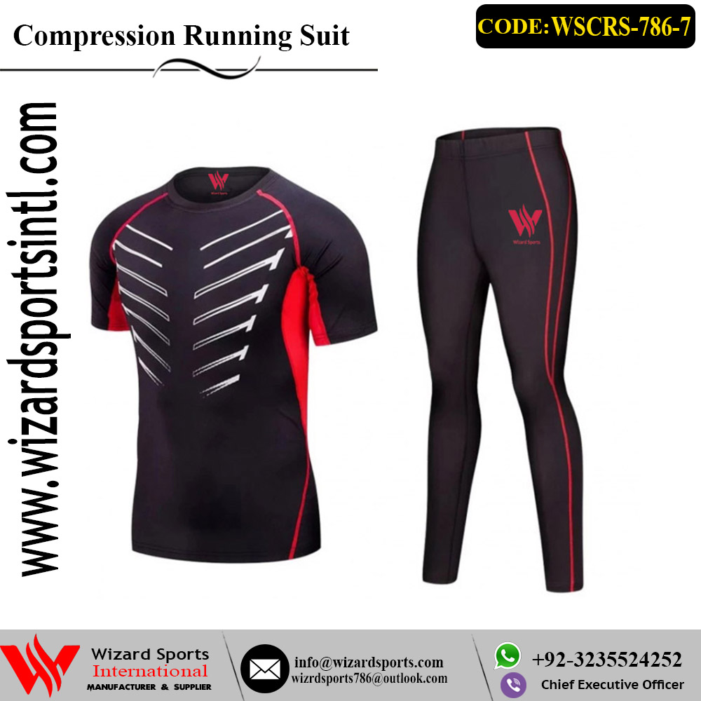 Compression running suits