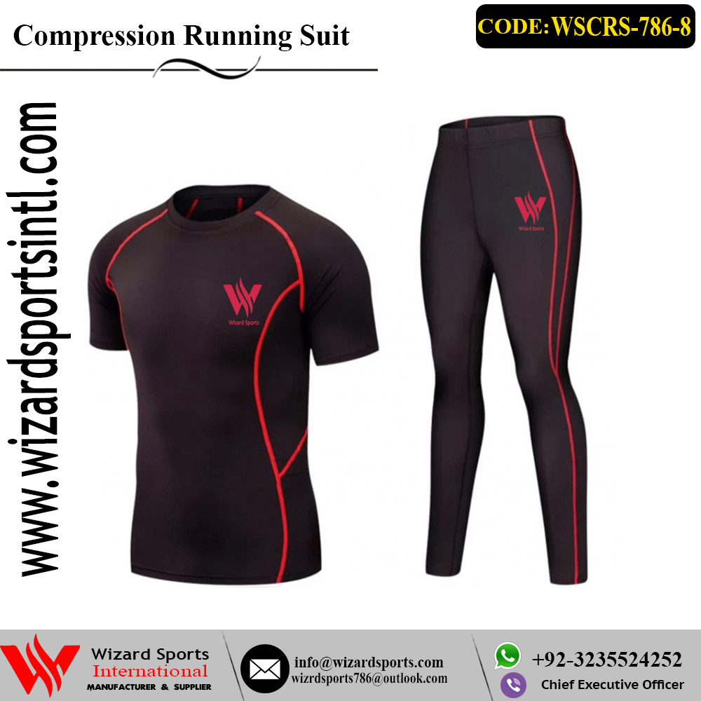 Compression running suits